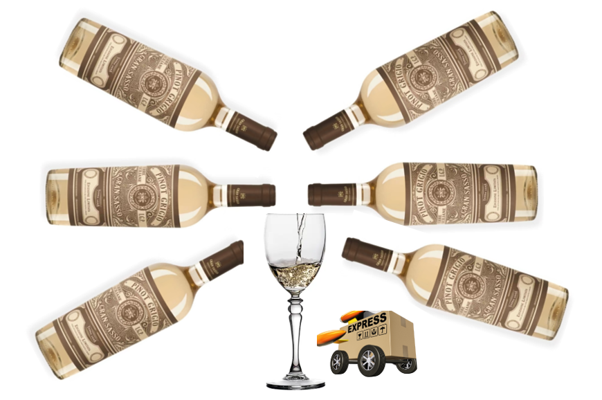 Fontini Gran Sasso Pinot Griogio DOC Pack of 6